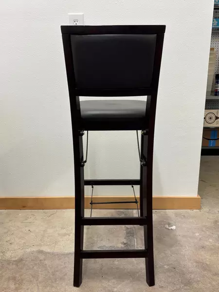 Linon Home Decor Triena Pad Back Folding Counter Stool, 43-Inch