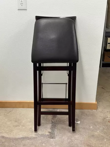 Linon Home Decor Triena Pad Back Folding Counter Stool, 43-Inch