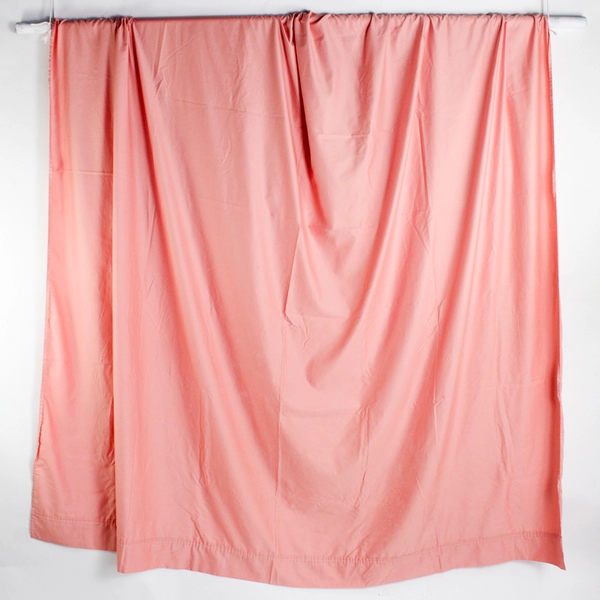 Lot Of 3 Prestige 2 Pillow Covers 1 Full Flat Sheet Solid Coral Pink 100% Cotton