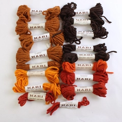 Lot of 12 Mari Tapestry Yarn Skeins Plus Scraps Made in Norway