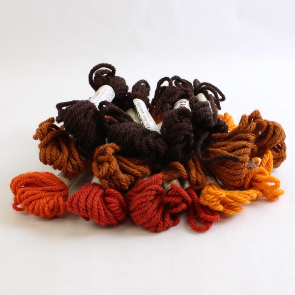 Lot of 12 Mari Tapestry Yarn Skeins Plus Scraps Made in Norway