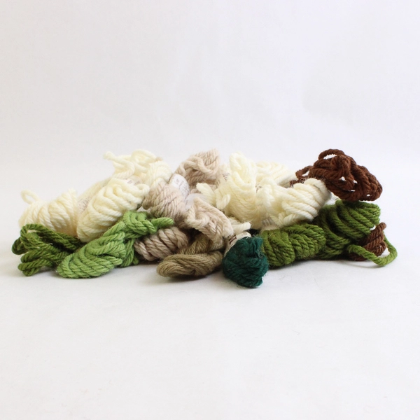 Lot of 11 Mari Tapestry Yarn Skeins Plus Scraps Made in Norway
