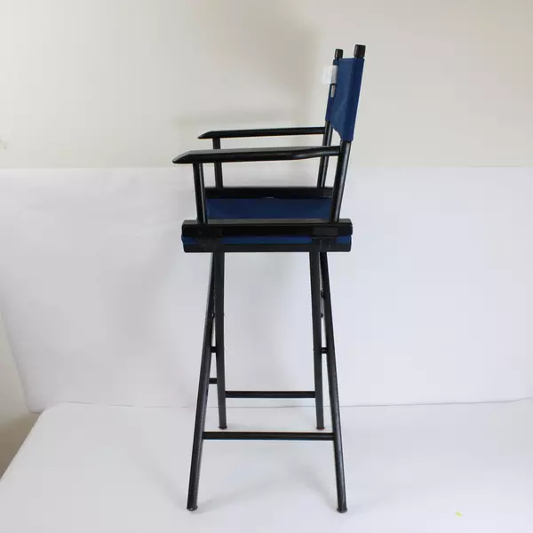 Pier 1 Imports Folding Blue Director Chair Canvas