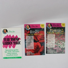 Lot of 3 Jerry Baker's Garden Line Series From 1994 & 1996 Booklet Paperback