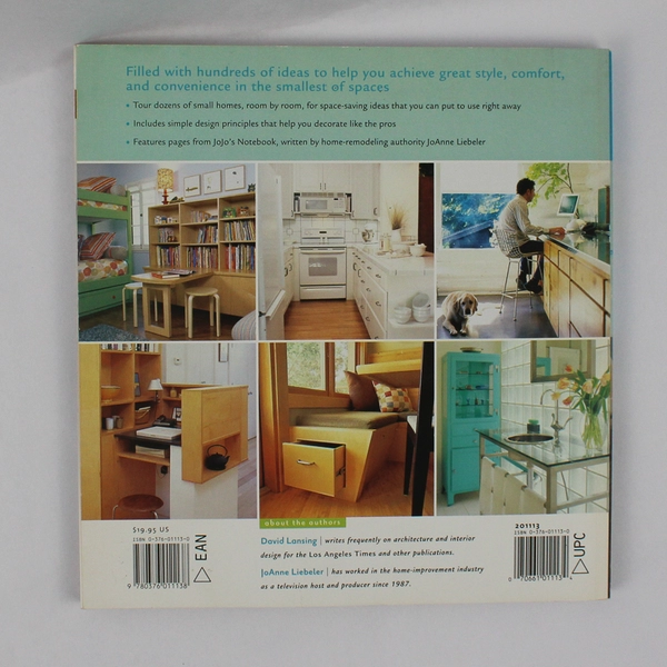 Big Ideas for Small Spaces by David Lansing & JoAnne Liebeler 2006 Sunset Books