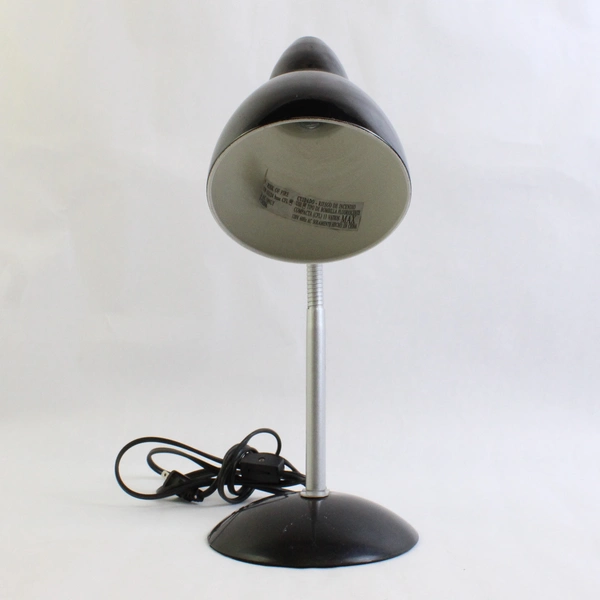 UL Solutions Black Flexible Gooseneck Desk Lamp With Lightbulb