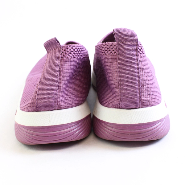 Leozcaa Walking Shoes Orthopedic Slip On Mesh Sneakers Purple Women's 24