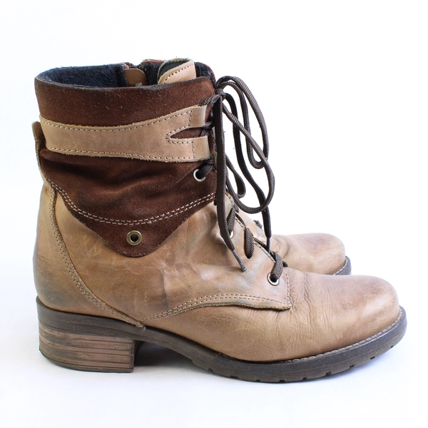 Dromedaris Kara Suede Ankle Boot Chocolate Brown Women's Size 40 US 9.5-10