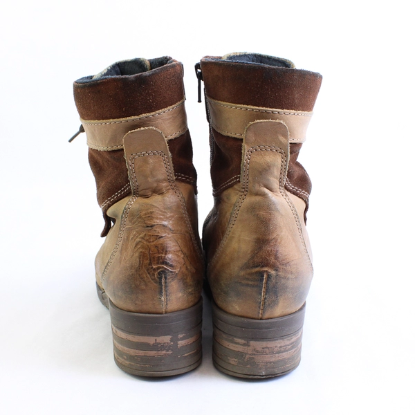 Dromedaris Kara Suede Ankle Boot Chocolate Brown Women's Size 40 US 9.5-10