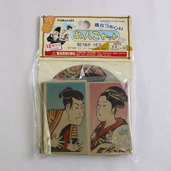 Folkcraft 12 Card Japanese Traditional Menko Set