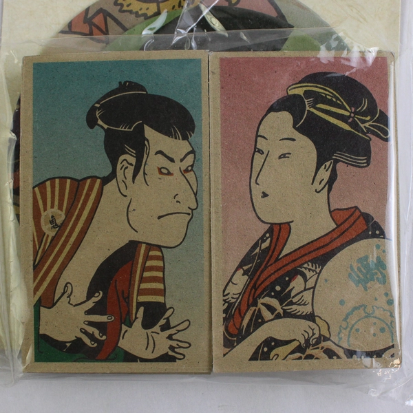 Folkcraft 12 Card Japanese Traditional Menko Set