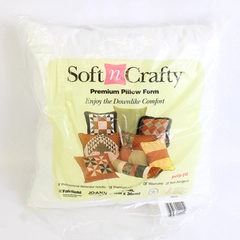 Soft n Crafty Premiere Pillow Form/Insert Square Poly-fil 14"x14" 