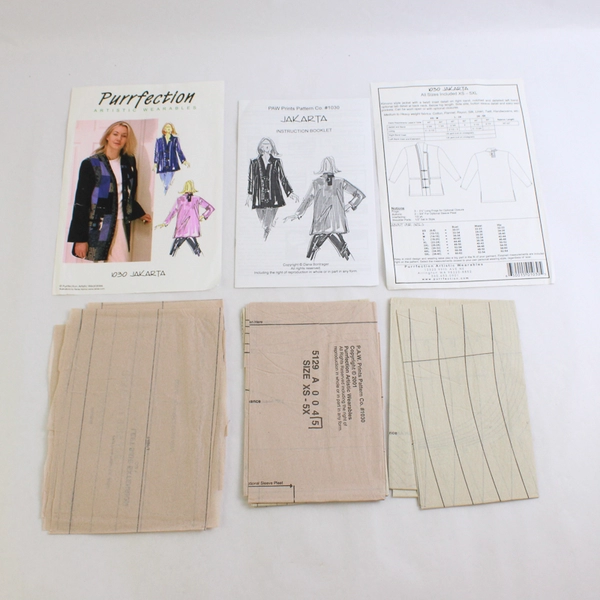 Purrfection Artistic Wearables Pattern 1030 JAKARTA Size XS-5XL Uncut