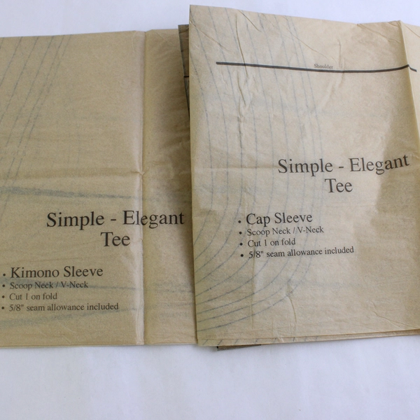 CNT Simple Elegant Tee Top Sewing Pattern Women Size 8 to 24 Uncut