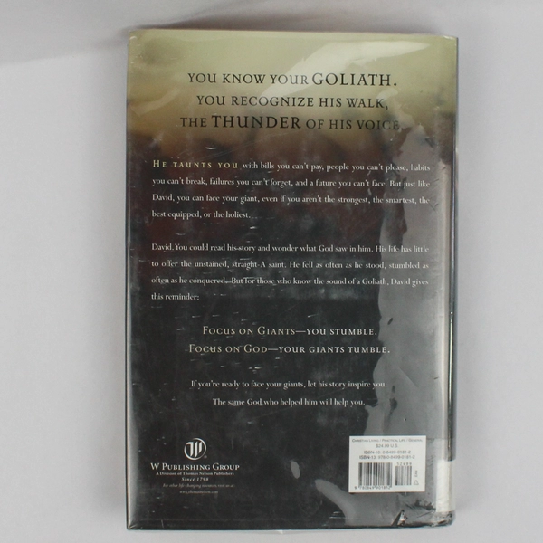 Facing Your Giants by Max Lucado 2006 Hardcover Dust Jacket Ex-Library