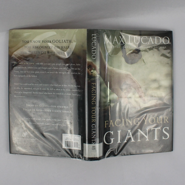 Facing Your Giants by Max Lucado 2006 Hardcover Dust Jacket Ex-Library