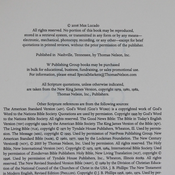 Facing Your Giants by Max Lucado 2006 Hardcover Dust Jacket Ex-Library