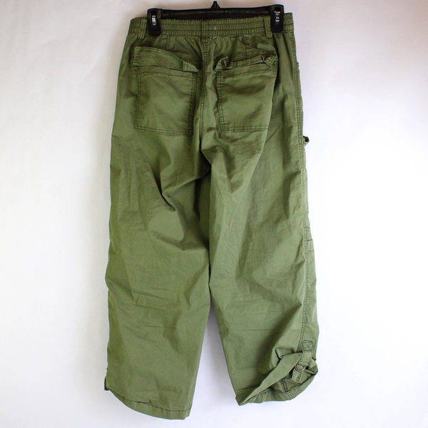 Kensie Jeans Green Cargo Ankle Pants Women's Size 6/28