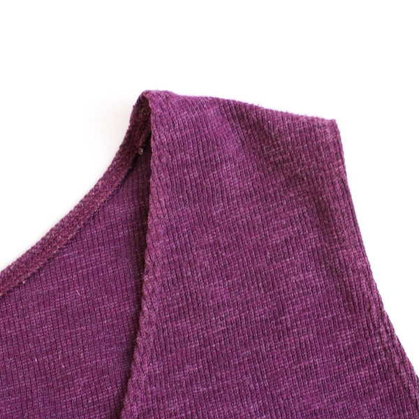 Terra & Sky Plum Purple Sleeveless Babydoll Top Women's Size 2X 20W-22W