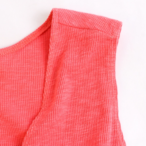 Terra & Sky Coral Pink Sleeveless Babydoll Top Women's Size 2X 20W-22W