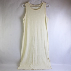 Daily Ritual Women's Sleeveless Tank Top Midi Dress Yellow Size Small