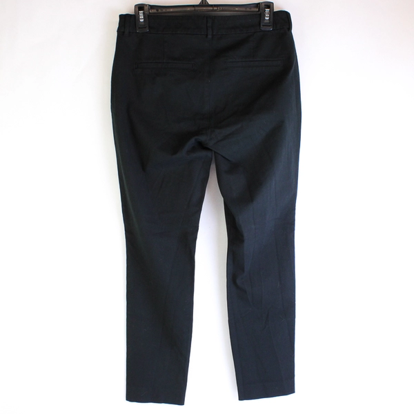 Old Navy Women's High Rise Pixie Pants Black Stretch Secret-Smooth Pocket Size 6