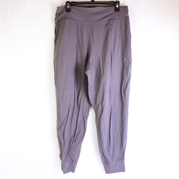 MPG Pull On Athletic Jogger Leggings Stretch Lightweight Women's Size XL Purple
