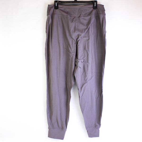 MPG Pull On Athletic Jogger Leggings Stretch Lightweight Women's Size XL Purple