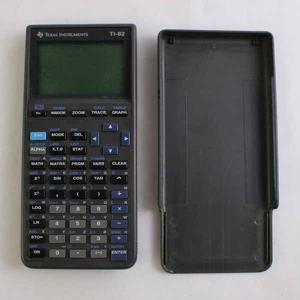 Texas Instruments TI-82 Graphing Calculator With Slide Cover Works