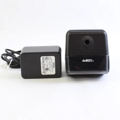 DeIrey Electric Pencil Sharpener Model DV-1280-3  w/ AC Adaptor Black Works