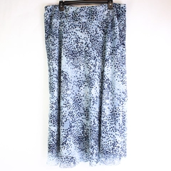 Studio 1940 Women's Skirt A-Line Blue Dotted With Inner Lining Size 18 20W