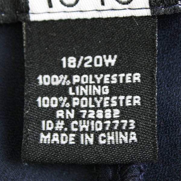 Studio 1940 Women's Skirt A-Line Blue Dotted With Inner Lining Size 18 20W