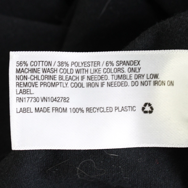 A New Day Women's Black Knee Length Dress Sleeveless Round Neck Size M