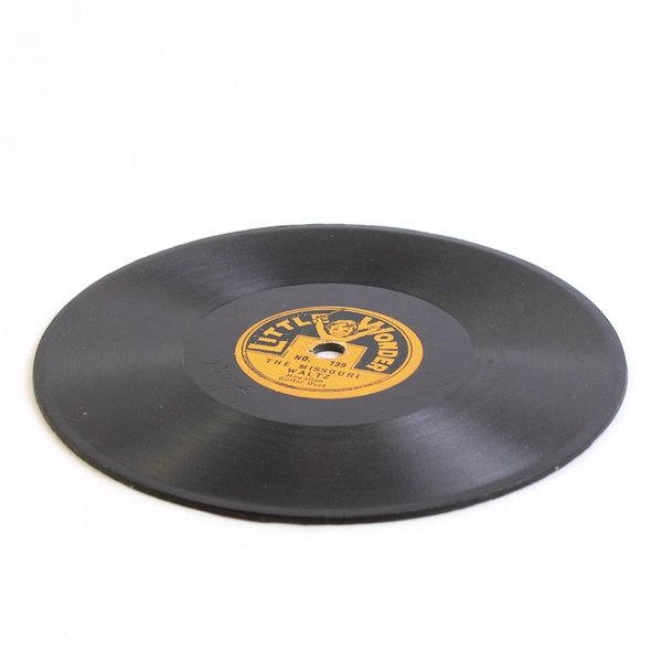 Little Wonder Records The Missouri Waltz Hawaiian Guitar Duet One-Sided 5.5"