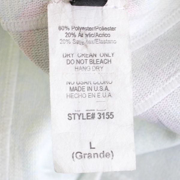 Aimee M. Short Sleeveless Groovy Multicolor Dress Women's Size Large