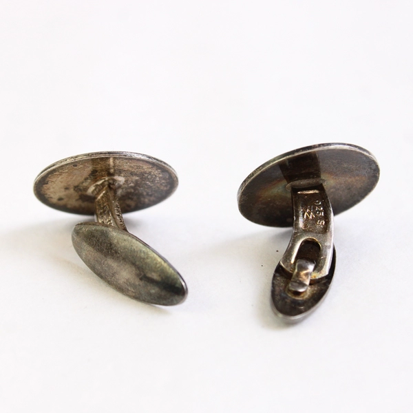 Ski Cuff Links Norway Sterling Enamel Forening N Til Ski Idrattens Fremme 1883