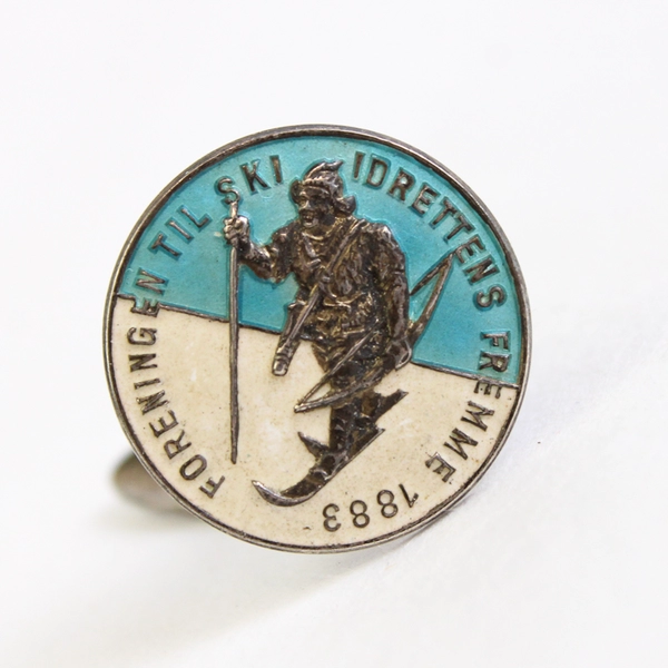 Ski Cuff Links Norway Sterling Enamel Forening N Til Ski Idrattens Fremme 1883