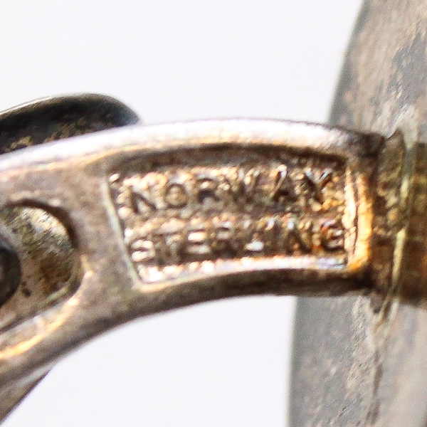 Ski Cuff Links Norway Sterling Enamel Forening N Til Ski Idrattens Fremme 1883