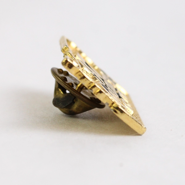 Vintage 97 KYTE Portland Oregon Country Music Brass Pin Hat Lapel RARE