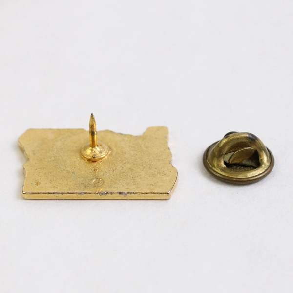 Vintage 97 KYTE Portland Oregon Country Music Brass Pin Hat Lapel RARE