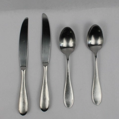 Lot of 4 Yamazaki Austen Ice-Harmony Ice 2 Spoons 2 Knives Frosted