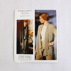 Loes Hinse Kimono Jacket Sewing Pattern 5103 Two Lengths Multi-Size Cut Complete