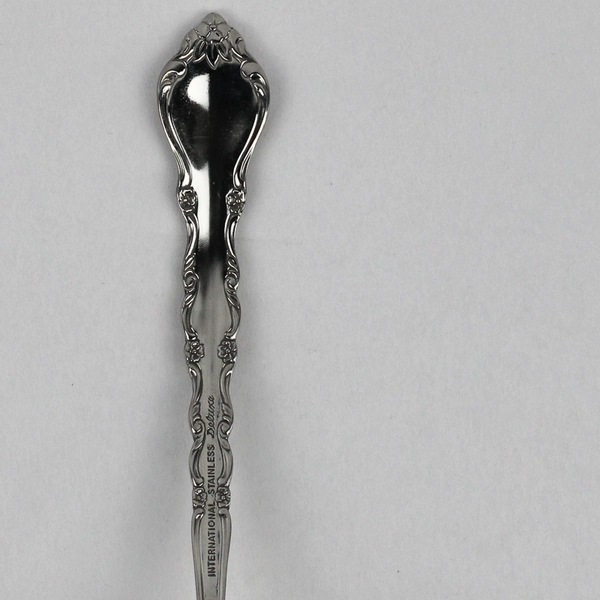 Lot of 3 International Silver Gigi Gravy Ladle & Sugar Spoons Glossy Finish