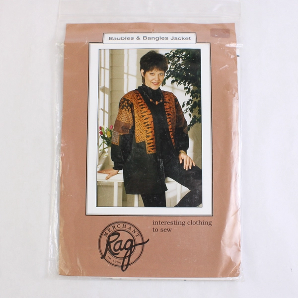 Rag Merchant Baubles & Bangles Jacket Applique Dolman Sleeves Jill Mead 6-24