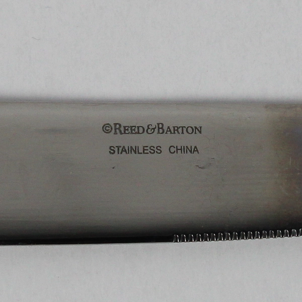 Lot of 5 Lattice Rose Reed & Barton Stainless Steel Set Glossy Finish 