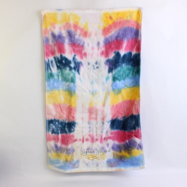 Beyond Blessed Embroidered Bible Verse Cotton Hand Towel Multi-Colored
