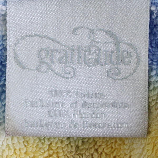 Beyond Blessed Embroidered Bible Verse Cotton Hand Towel Multi-Colored