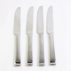Lot Of 4 Reed & Barton Gatehouse (Stainless) Flatware French Solid Knives
