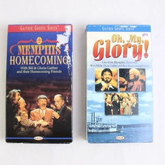 Lot of 2 Gaither Gospel Series VHS Tapes 2000 Bill & Gloria Gaither