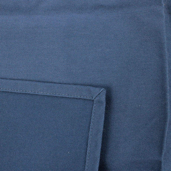 Lot Of 4 Unbranded Solid Navy Blue Cloth Napkins Square 17.5" x 17.5"